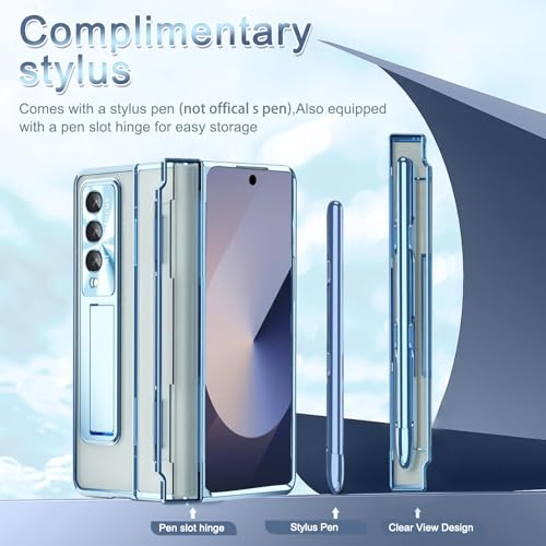 Coque Galaxy Z Fold 7 protégeant l'écran et la charnière avec béquille