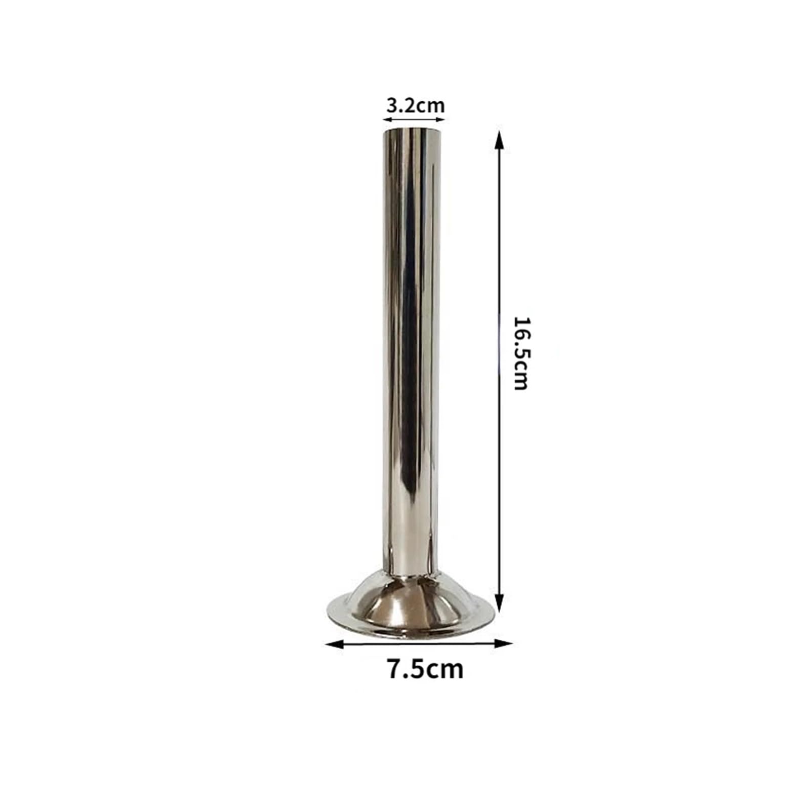 Tubes de Remplissage for saucisses de qualité Alimentaire, diamètre de Base de 5,8 à 7,5 cm, entonnoirs, Buses, pièces, Tube de Remplissage, Presse à Hamburger de 1,5/2/2,5 cm(7.5cmx2.5cm C 12)