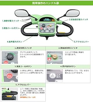 Amazon | 遊歩スマイル ライトグリーン SBT41 [2年間の点検サービス付