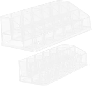 2pcs Lipstick Organizer Lid Makeup Storage Bo...
