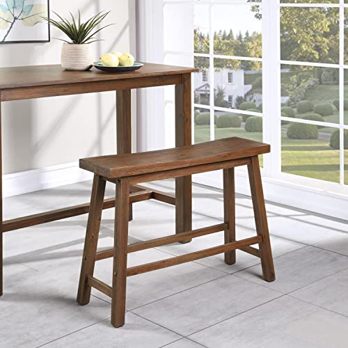 Image of Boraam Sonoma Bench, 9 inchD x 33 inchW x 24 inchH, Chestnut