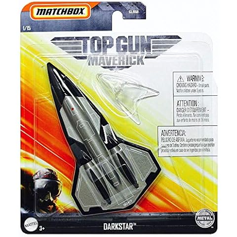 Top Gun Maverick Darkstar Jet Matchbox Diecast 1/64 Scale Cover