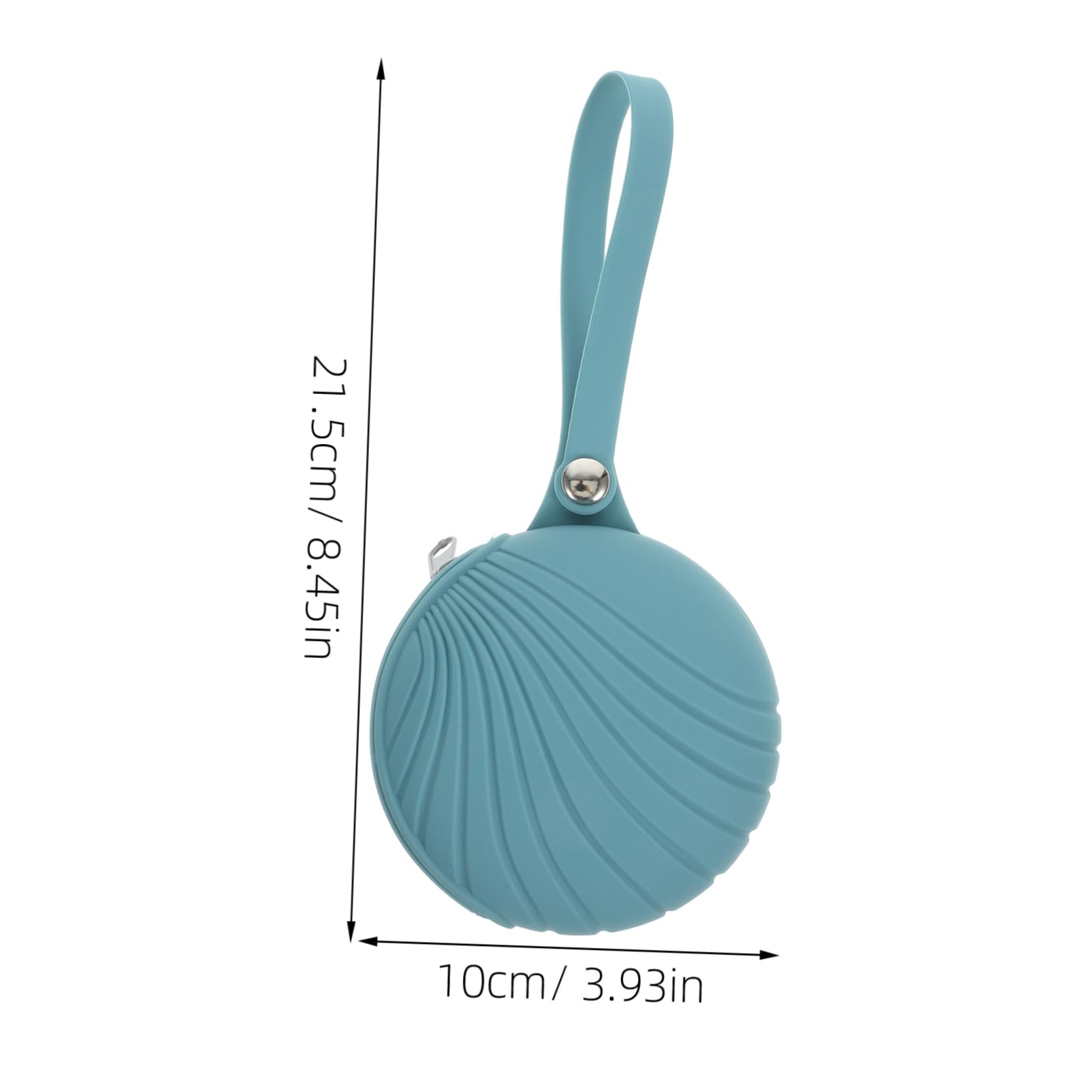 Healeved Pacifier Holder Case Silicone Storage Bag Zipper Closure for Easy Cleaning