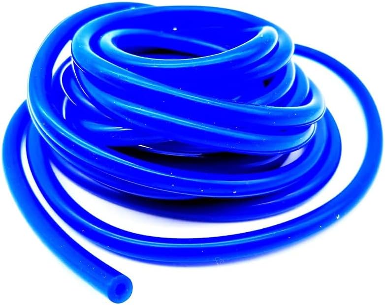 Autos Car 4mm Blue Silicone Vacuum Tube Hose Pipe Silicon Tubing 16.4ft 5 Meters