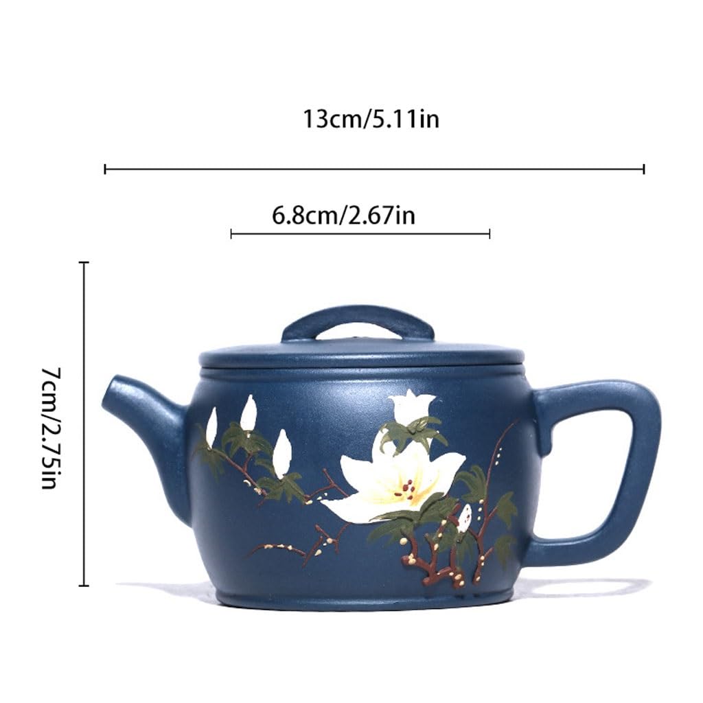 Tetera de Kung fu Hecha a Mano, Juego de té Creativo, Tetera Tradicional Retro de Arcilla Morada, Tetera para salón de té en casa