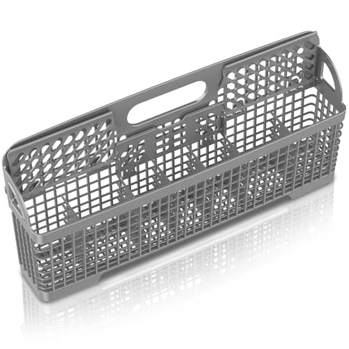 UPGRADED 8531233 WP8562043 Dishwasher Silverware Basket Compatible with kitchenaid Kenmore Whirlpool Dishwasher Silverware Basket WP8531233 8562043 Dishwasher Utensil Basket Universal Cutlery Basket