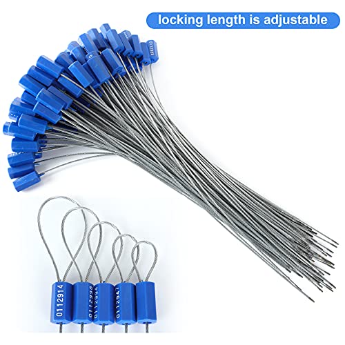 Apacali AP0358952 100 Pcs Security Cable Seals Numbered Tamper Proof Security Tags thumb #4