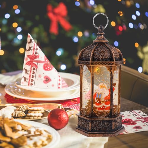 Lámpara hexagonal de Navidad Housoutil para iluminar y decorar tu mesa de comedor 8