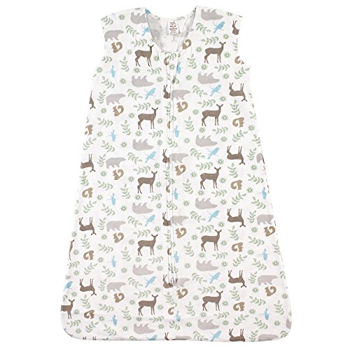 Image of Touched by Nature Unisex Baby Organic Cotton Sleeveless Wearable Sleeping Bag, Sack, Blanket, Forest, 12-18 Months