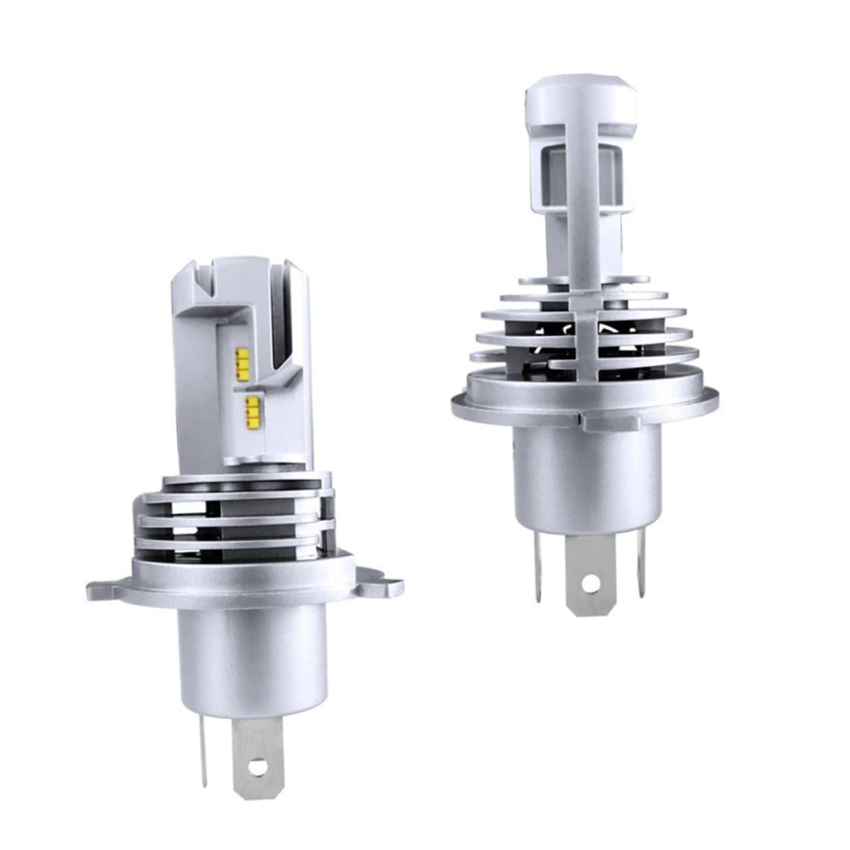 2 Lampadine LED per Fari Auto H4 9003 55W 5000Lm Lampadine di Ricambio per Fari e Fendinebbia Auto Basso Consumo Energetico e Alta Permeabilità Adatte per Veicoli Luci
