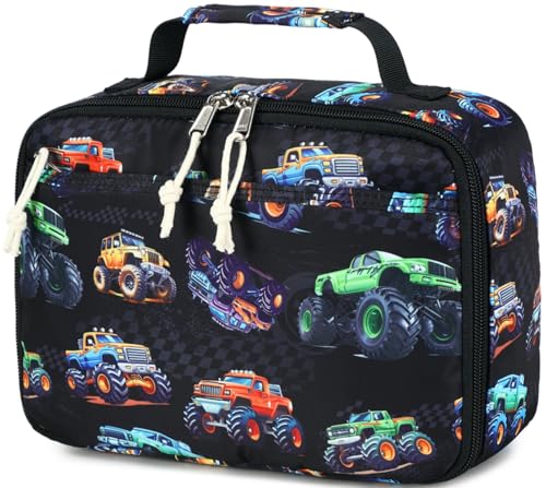 Image of CAMTOP Lunch Box Kids Boys Insulated Lunch Cooler Bag Reusable Lunch Tote Kit for School Travel