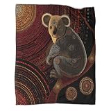 kaiyun Art aborigène à Pois Édredon | Koala Couverture De Canapé | Housse De...
