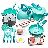 *【Ámbito De Aplicación】Adecuado para niños mayores de 3 años, perfecto para cocinar juegos de simulación de chef, juegos de roles, juguetes sensoriales, desarrollo temprano, juguetes navideños para niños pequeños, juguetes de aprendizaje inteligente para niños.
