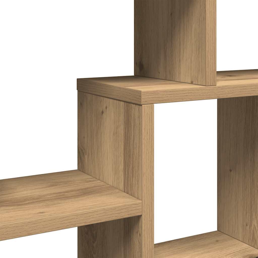 vidaXL Wandregal Artisan-Eiche 85 x 16 x 52,5 cm Holzwerkstoff