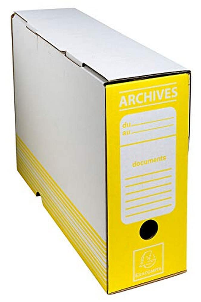 Boite archive dos 100mm carton ondule couleurs