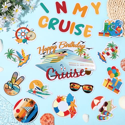 Imán Decorativo Cumpleaños Temático Crucero miniatura 3