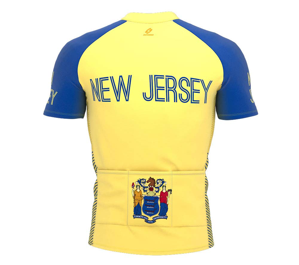 ScudoPro New Jersey Bike Short Sleeve Cycling Jersey for Men - Size 3XL Multicolored