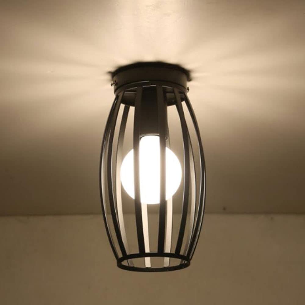 lampa wisząca przemysłowa lampa sufitowa do montażu podtynkowego, pojedyncza głowica wiejska metalowa oprawa sufitowa do przedpokoju wyspa kuchenna sypialnia przedpokój ganek, regulowany kąt, podstawa