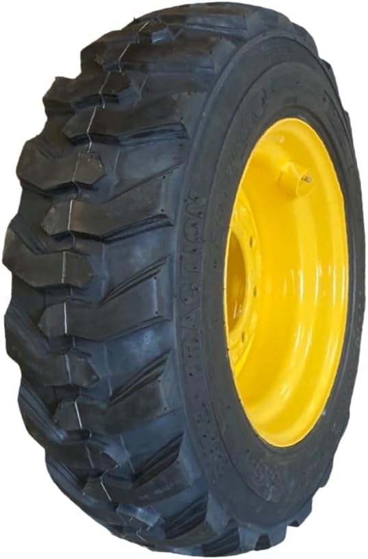 (1) 10-16.5 Forerunner SKS-1 Skid Steer Tire on Wheel/Rim (8 lug) for New Holland LX565, LX665, L160, LS160, L170, LS170, L213, L215, L218, L220 & more - 12PLY -10X16.5 (Left Side Mount)
