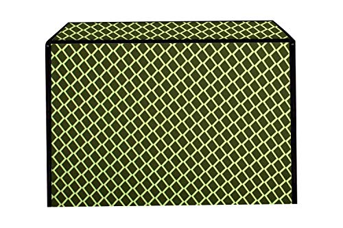 Image of Stylista Washing Machine Cover Compatible for IFB 6.5 Kg Fully-Automatic Front Loading Elena ZX Argyle Pattern Olive Green