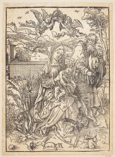 La Sainte Famille Albrecht Dürer Toile Modern Grand Poster Mural Pour Salon