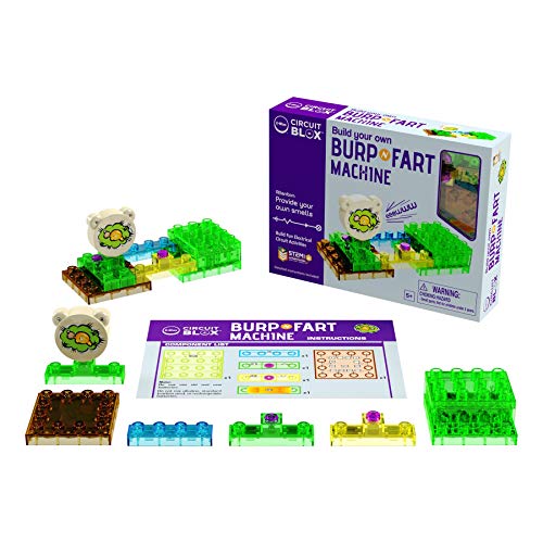 E-Blox-Building-Blocks-STEM-Circuit-Kit-Build-Your-Own-Burp-Fart-Machine-Add-Funny-Sounds-to-Brick-Structure-Science-Projects-Birthday-Gag-Gift-Boys-Girls-5 | A2Z Store