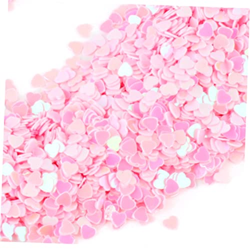 HAPINARY DIY Nail Art Glitter 50g Heart Shaped Glitter Holographic Sequins Nail Pigment Powder for Uv Gel Nails