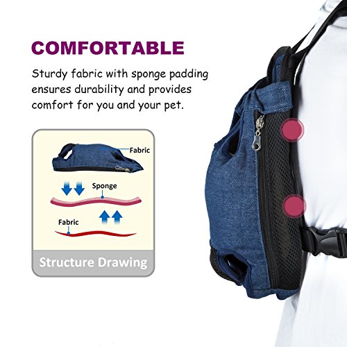Geepet 43458-34411 Legs Out Front-Facing Dog Carrier Hands-Free Adjustable Pet Puppy Cat Backpack Carrier For Walking Hiking Bike And Motorcycle thumb #1