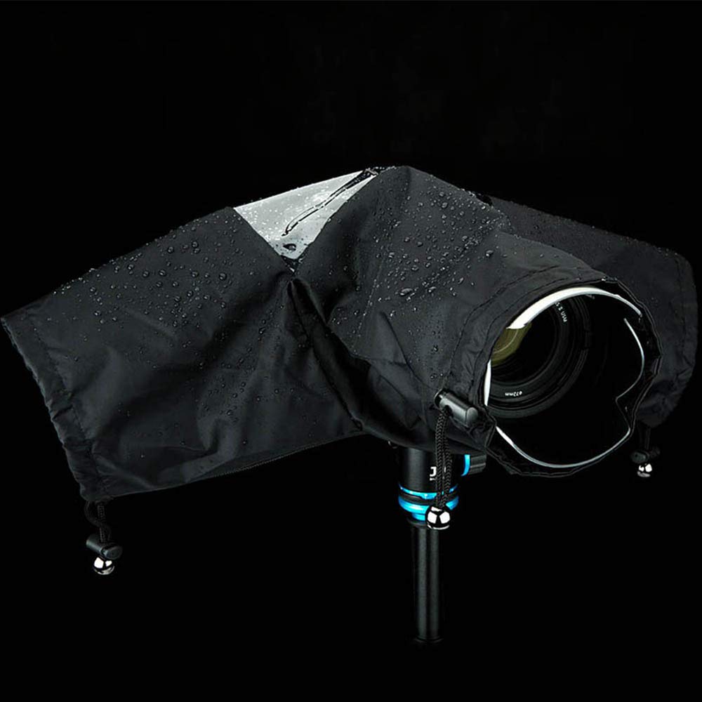 JJC Nylon Caméra Couverture Anti-Pluie Housse Protection Imperméable pour Fujifilm Nikon Canon Sony DSLR Appareil Photo Reflex