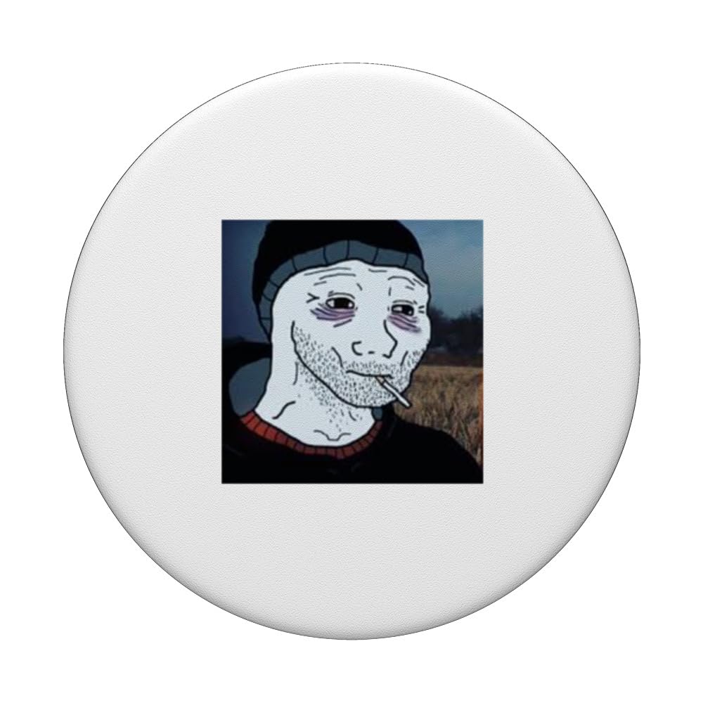 Amazon.com: Feels Guy Wojak Meme Doomer PopSockets Standard PopGrip : Cell  Phones & Accessories