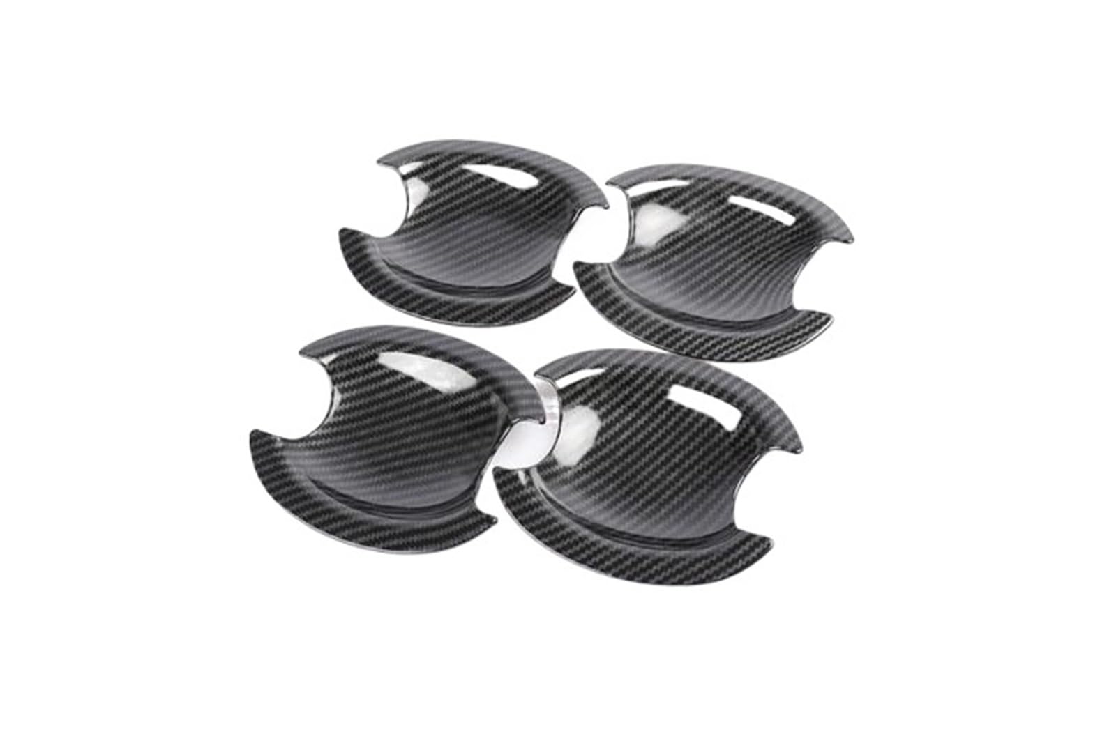 Zhqdrcy Carbon Bowl Door Open Handles For Kia For K3 For Cerato 2012-2017 Car Door Handle Bowl Cover Trim Sticker