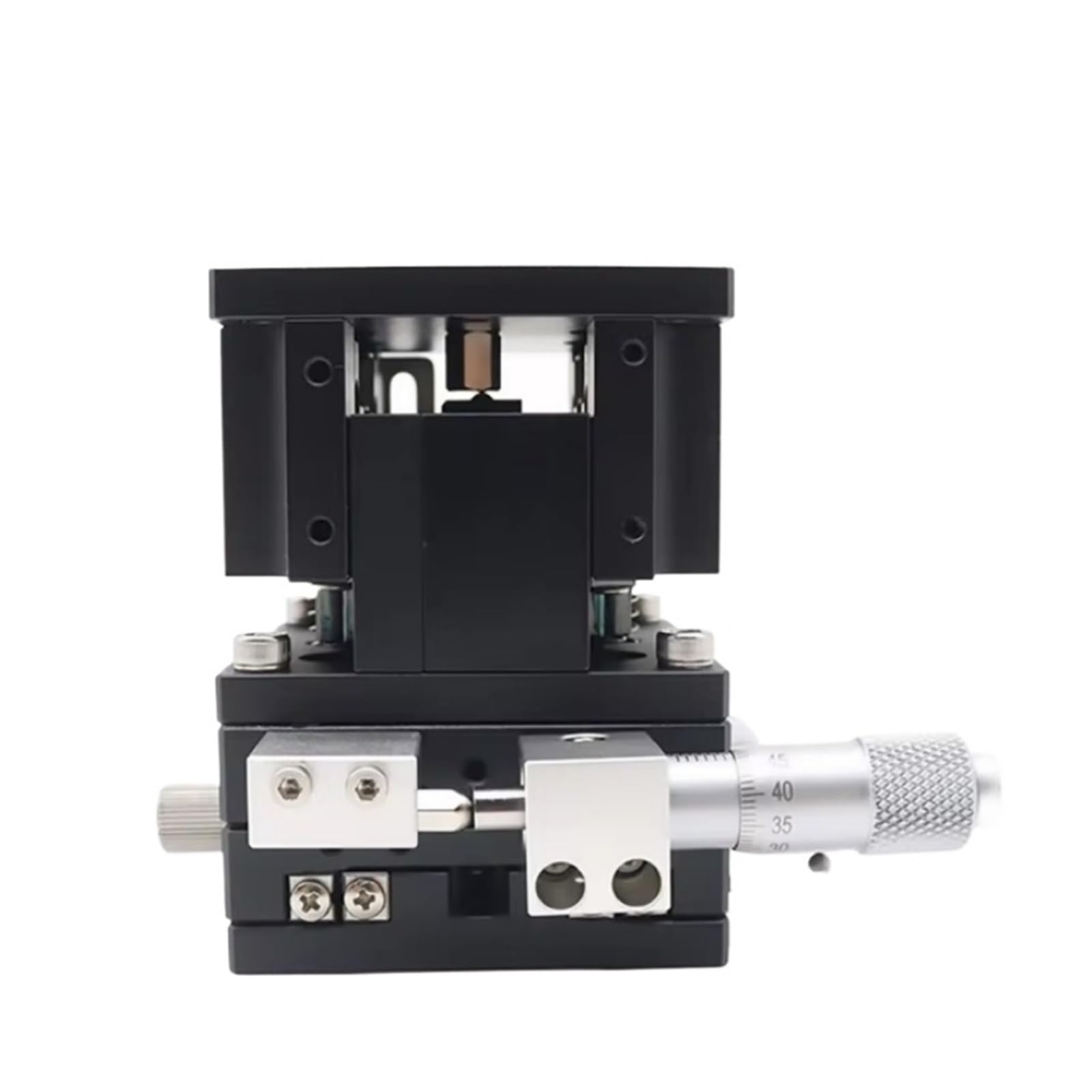 MYXJGNAIY XYZ Axis 60x60mm LD60-LM LD60-CM Fine Tuning Slide Table Manual Displacement Platform Linear Stage Slide Table(LD60-RM)
