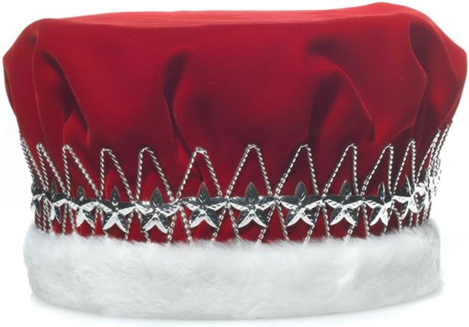 Anderson's Majestic - Coronas de terciopelo King con banda de estrella, 6 pulgadas, corona para hombre, baile de graduación, regreso a casa, realeza