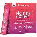¿Por Qué Tomar Nuestro Café Skinny de WeightWorld? - Nuestro skinny coffee tiene una fórmula única y es la manera perfecta para empezar la mañana de la mejor manera posible. Cada taza de nuestro delicioso sabor es ideal para conseguir los efectos dietéticos gracias a su potente combinación de 6 ingredientes.