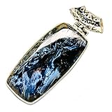 100% Solides Sterling Silber Pietersite, Pietersit 925 Sterling Silber Anhänger 1 7/8\