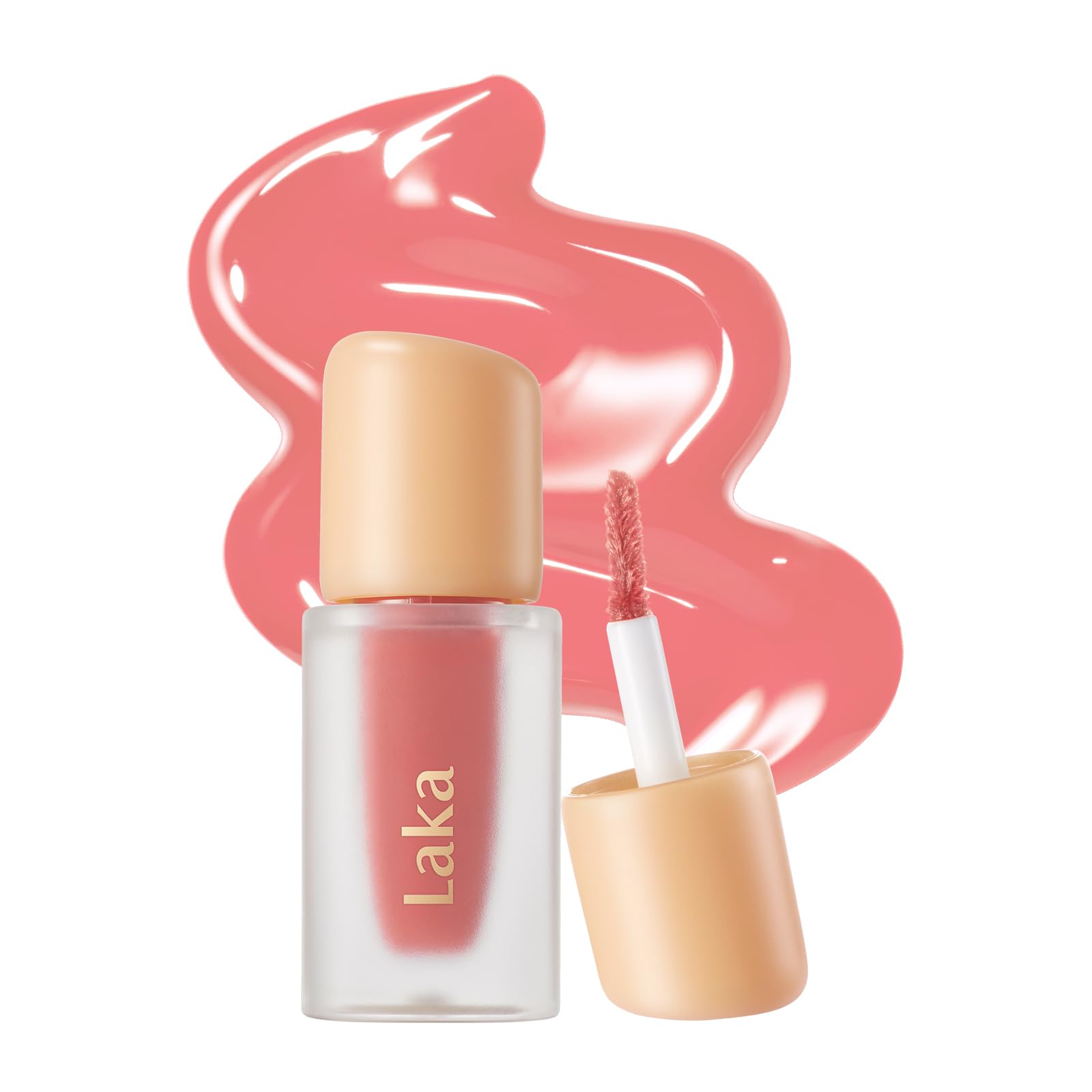Amazon.com : Laka Fruity Glam Lip Tint Mini, Glowing Lip Stain