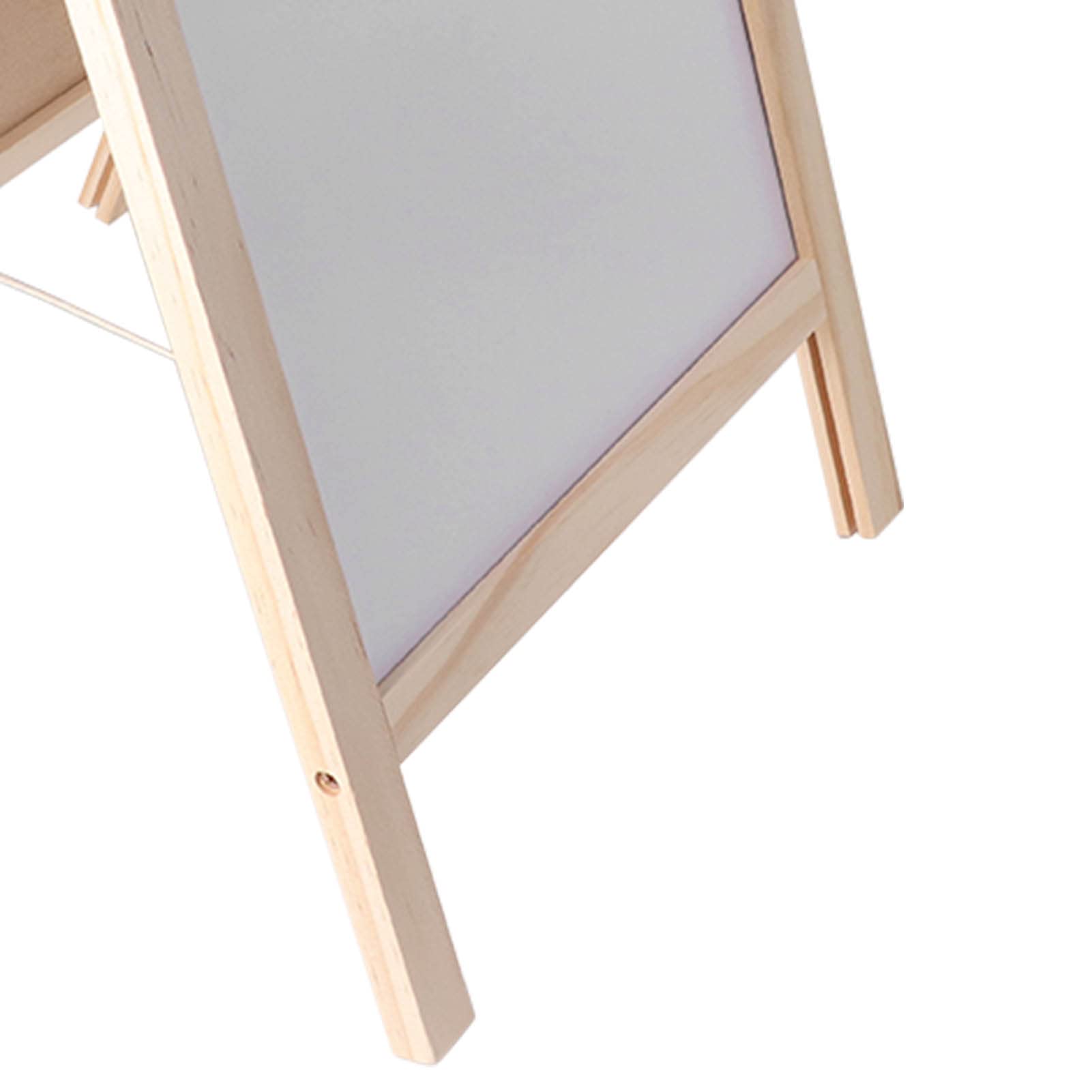 VBESTLIFE Caballete de Arte Plegable Grande para Niños, de Pie, con Pizarra y Pizarra Blanca Magnética, Juguete Educativo Perfecto para Niños y Niñas