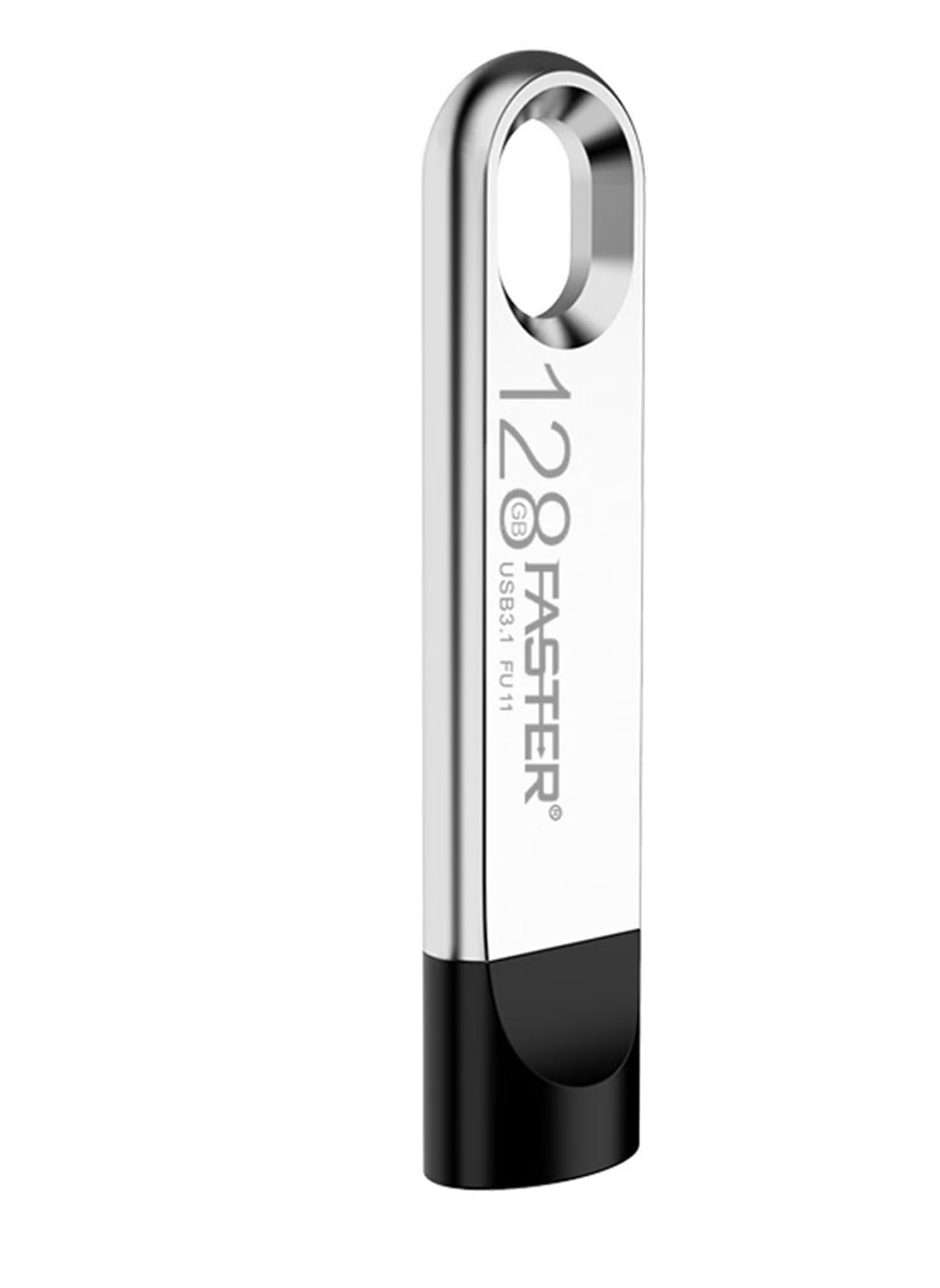 Faster 128GB 3.1 USB Flash Drive - Gen 1 Super Fast Pendrive with Metal Body - High Speed Jump Drive Memory Stick - Transfer Speed Up to 80 Mbps - For Laptop, Smart TV, Car, Speaker