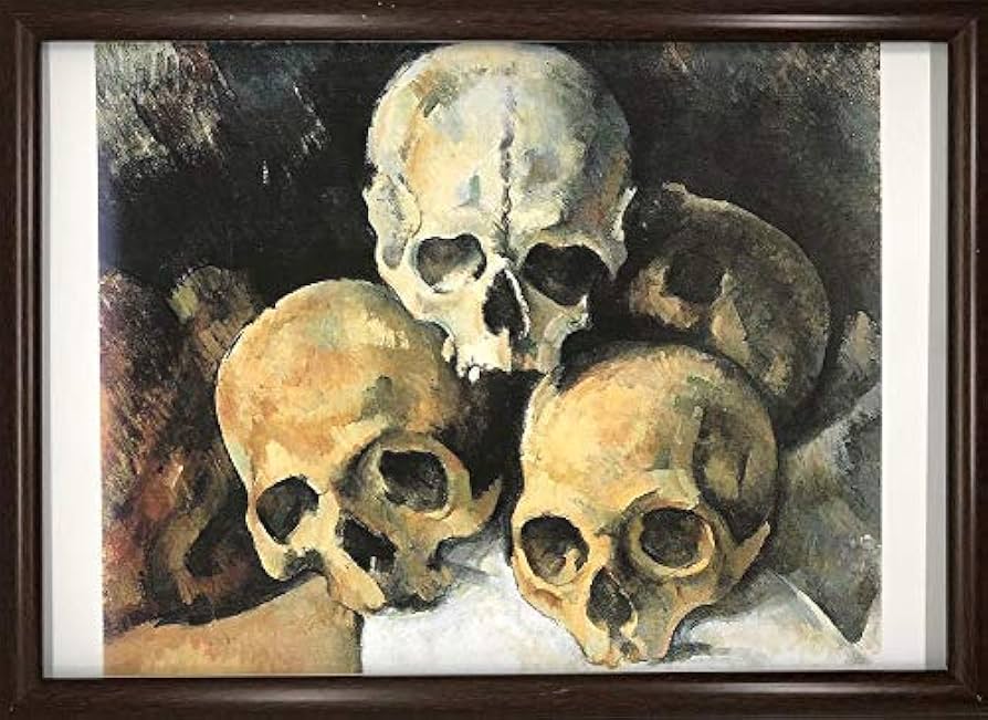 ポール・セザンヌ、【道化師】、大判・希少な画集画・マット紙、新品高級額・額装付 ポール・セザンヌ、【道化師】、大判・希少な画集画・マット紙