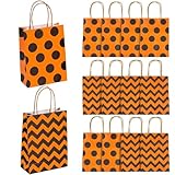Fun Express Halloween Pattern Craft Bags for Halloween - Party Supplies - Bags - 12 Pieces
