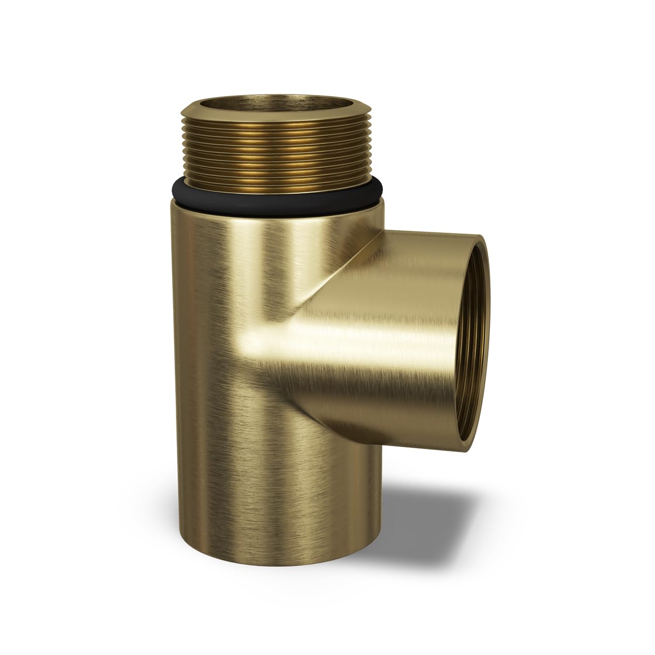 UK Radiators Radiator T-Piece 1/2BSP Brushed Brass Talus โ image 1