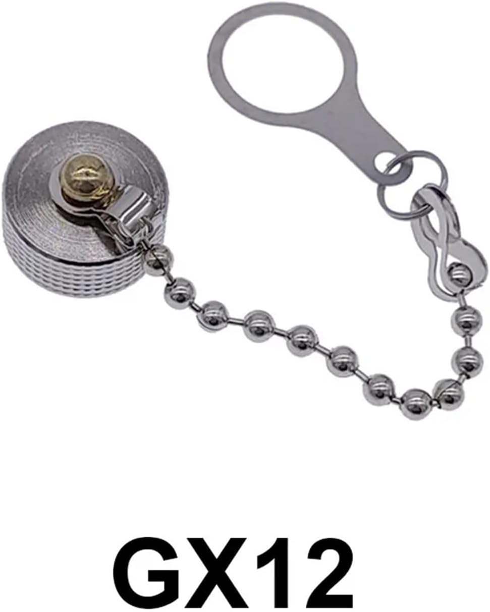 10-pack GX12 GX16 GX20 connector plug cover circular connector(GX12 All Metal Cap)