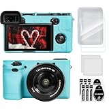 TYUANDOUER A6400 A6300 A6100 - Custodia per fotocamera e kit di accessori per schermo LCD, custodia in silicone morbido per fotocamera digitale Sony Alpha A6400 A6300 A6100