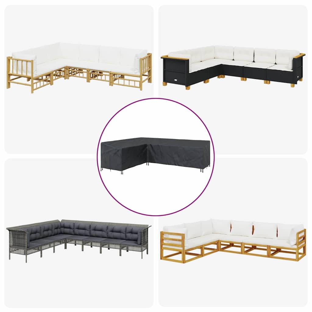 Funda para muebles de jardín, impermeable, protección UV, resistente a la intemperie, para salón, sofá, sillón, terraza y balcón