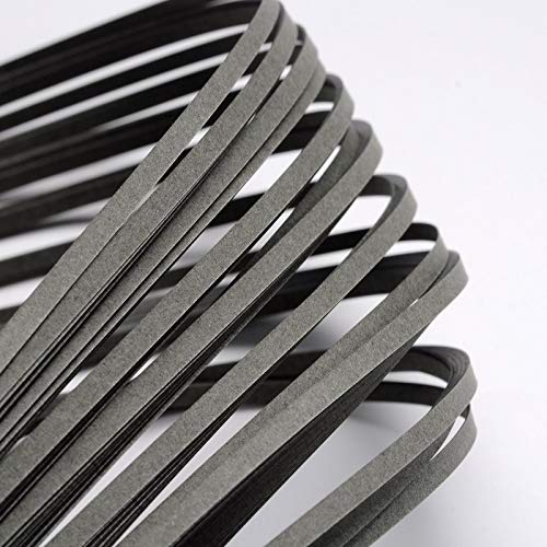 Craftdady 1200 Strips Quilling Paper Strips 390x3mm Gray for DIY Handmade Crafts Quilling Paper Painting Wall Decoration