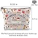 Zuo Bao Firenze Italia Florence Italy Makeup Bag Italian European Vacation Roma Italia Gift Florence Dome Fleur De Lis Cosmetic Bag (FIRENZE)