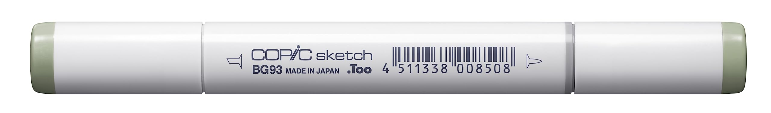 Copic Sketch Coloured Marker Pen, (BG-93) Green Gray, For Art & Crafts, Colouring, Graphics, Highlighter, Design, Anime