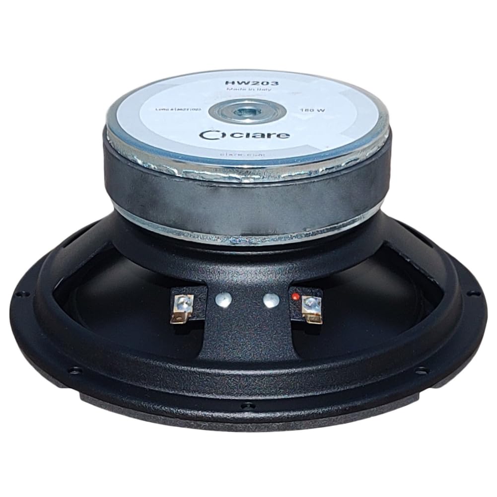 HW203 Woofer 20 cm 200 mm 8" 80 W RMS 180 W Max 8 Ohm 91 dB Gomma 1 Pezzo