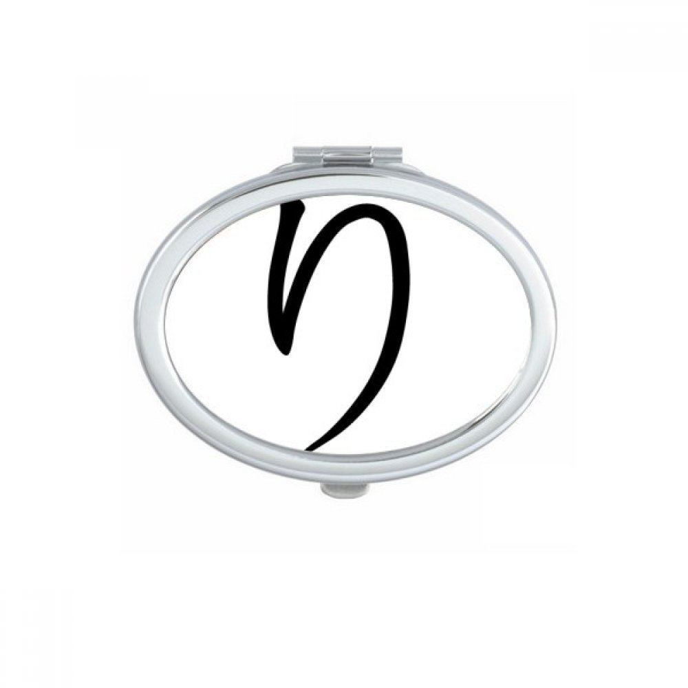 Miroir compact katakana japonais ra petit miroir main pour maquillage et cadeau