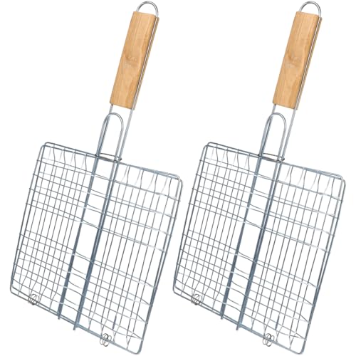 Pinza de malla para parrilla de acero inoxidable Yardenfun miniatura 1